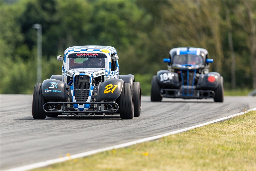 Michael Søvang Christensen vandt på Ring Djursland - for så at udgå af næste heat
(Foto: Grippo)